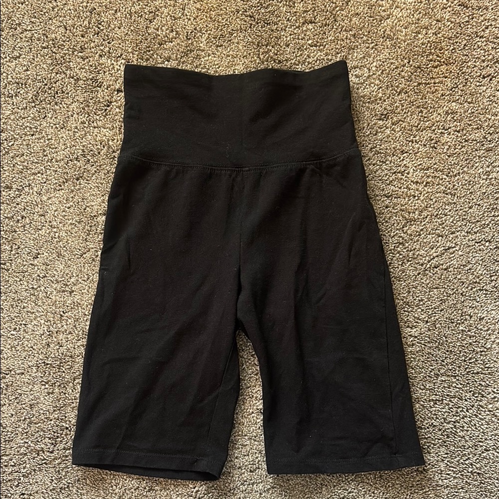 bp Black Bike Shorts High Waist Athletic